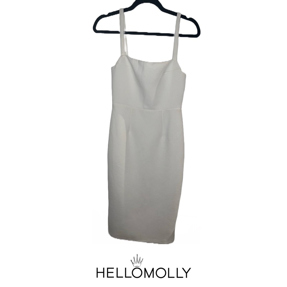 Hello Molly | White Thin Strap Dress | Size 4